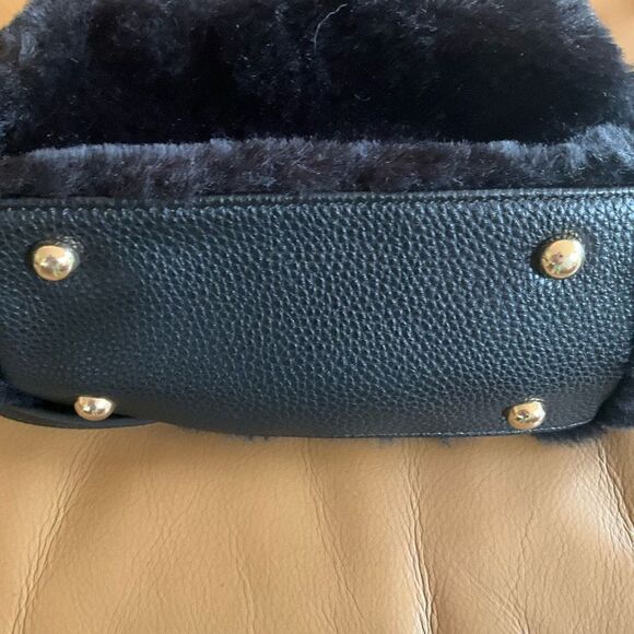 Vintage Isaac Mizrahi New York faux fur Crossbody/Handbag. Beautiful! 90s! - Picture 10 of 12